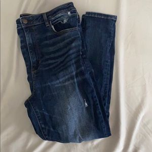 American Apparel Super Stretch High Waisted Jeans